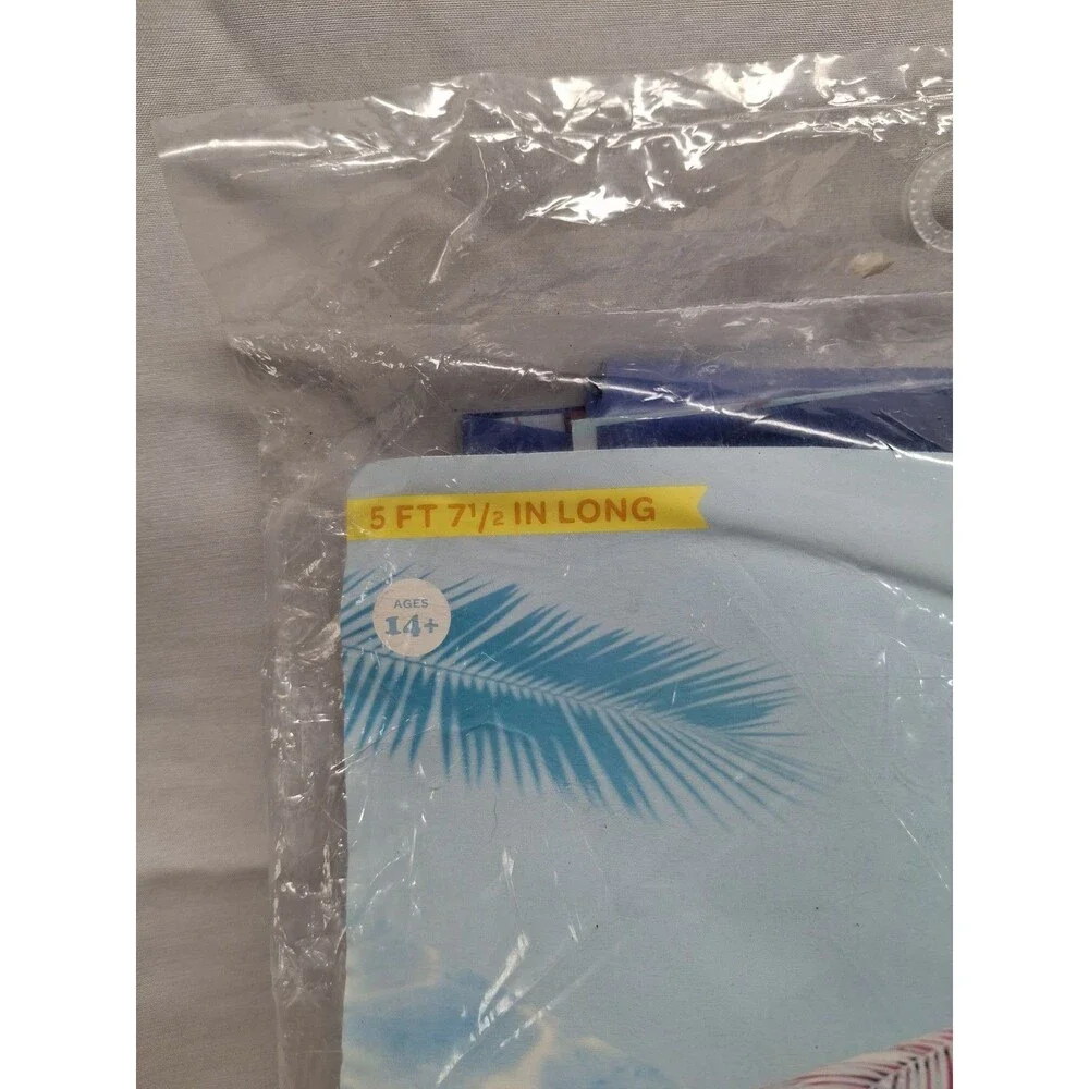 NEW Sun Squad inflatable swim Pool Float w/ built in pillow w/ repair patch